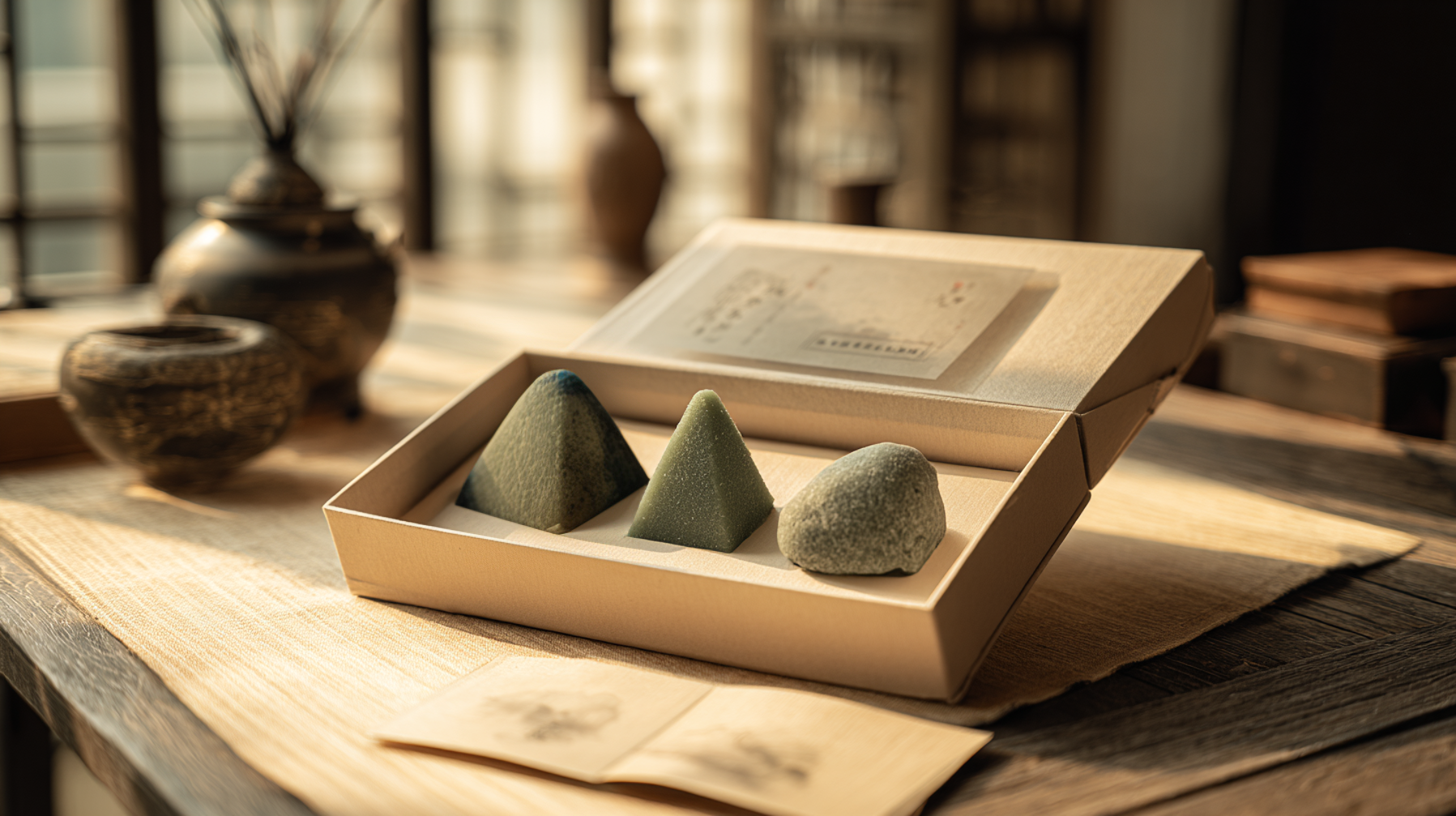 新中式酒店礼品 青山隐系列浴盐球礼盒